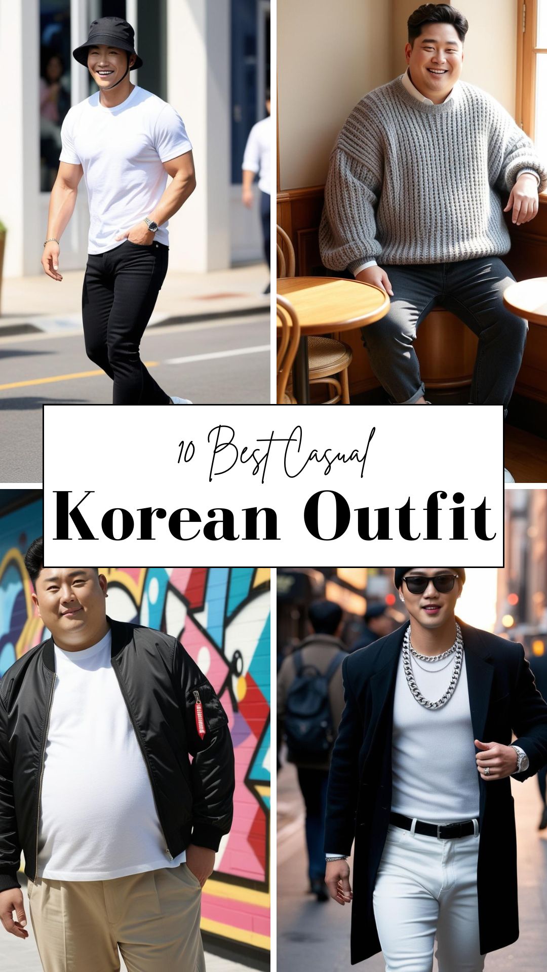 10 Best Casual Korean Outfit Ideas for Chubby Male: Effortless Style