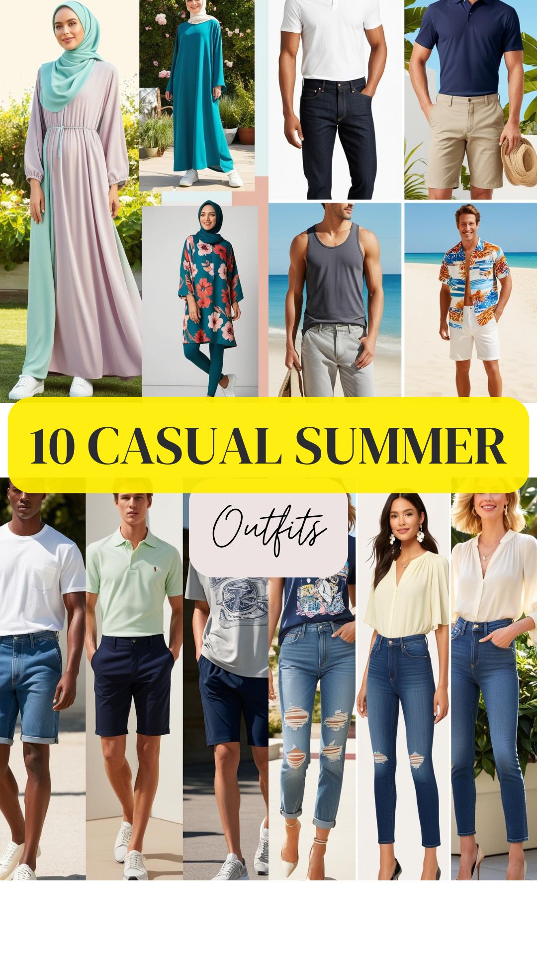 10 Casual Summer Outfits: Your Go-To Guide for Effortless Style