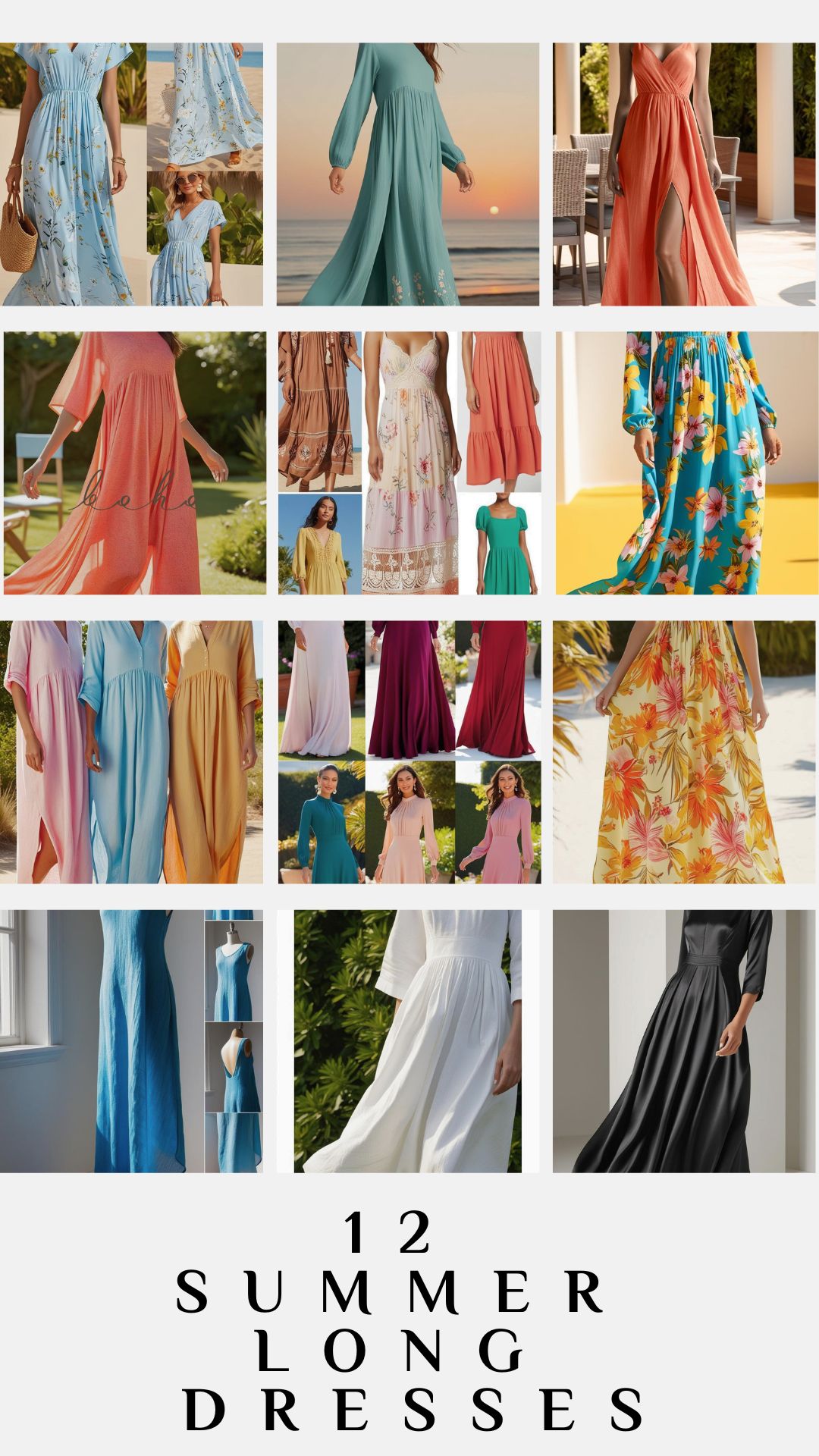 12 Summer Long Dresses: Embrace Effortless Style All Season