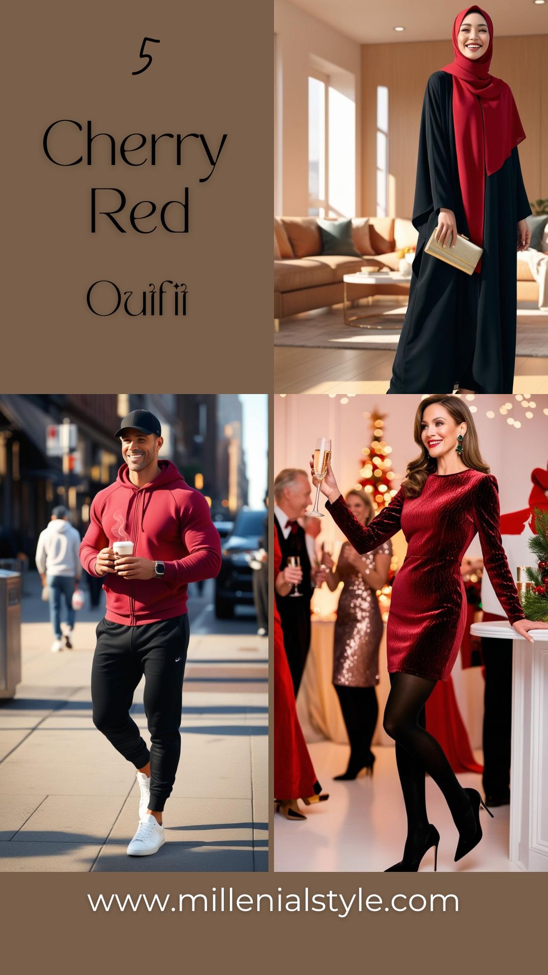 5 Cherry Red Outfit Inspiration: Bold Looks for Every Season