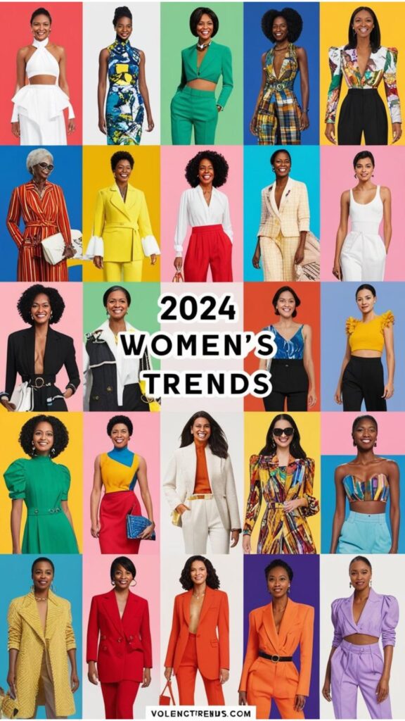 2024 women's fashion celebrates individuality, empowering women to express their unique personal style.
