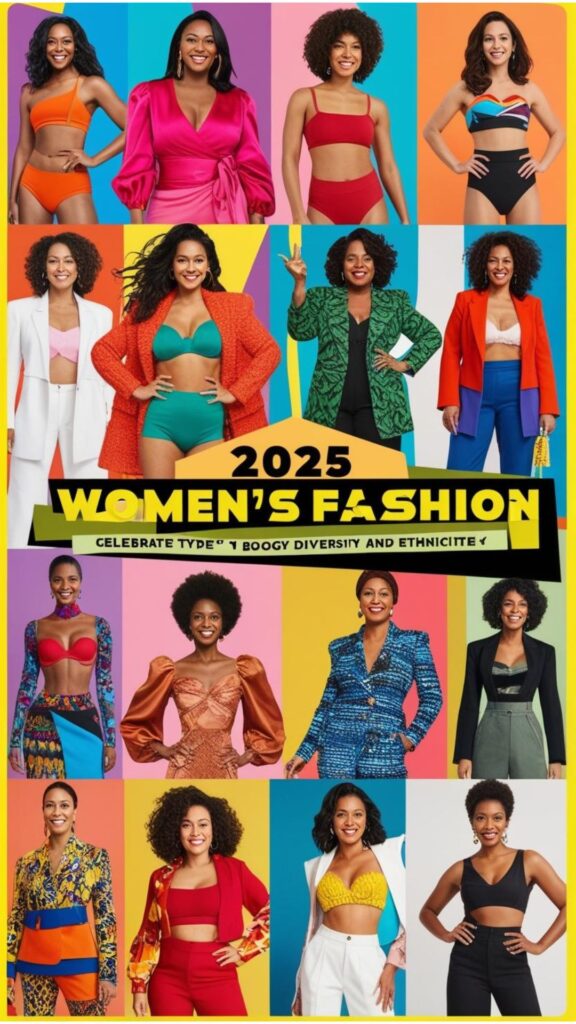 2025 women's fashion celebrates diversity and empowers individual style expression.