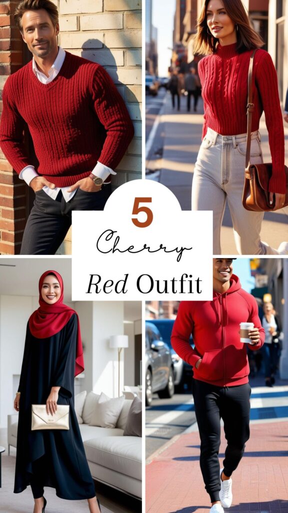 5 Cherry Red Outfit Inspiration: Bold Looks for Every Season
