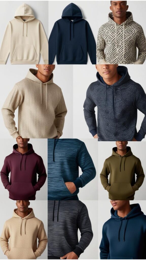 Hoodie designs: endless possibilities, from simple to intricate.