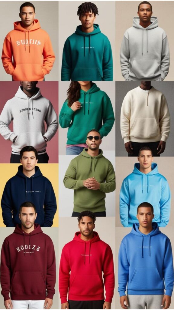 Hoodies contribute to diverse aesthetic styles.