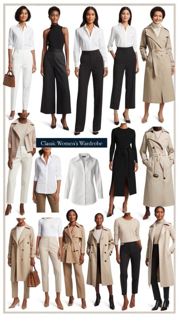 Building a classic women's wardrobe: Identify style icons, consider your lifestyle, and invest in quality pieces.