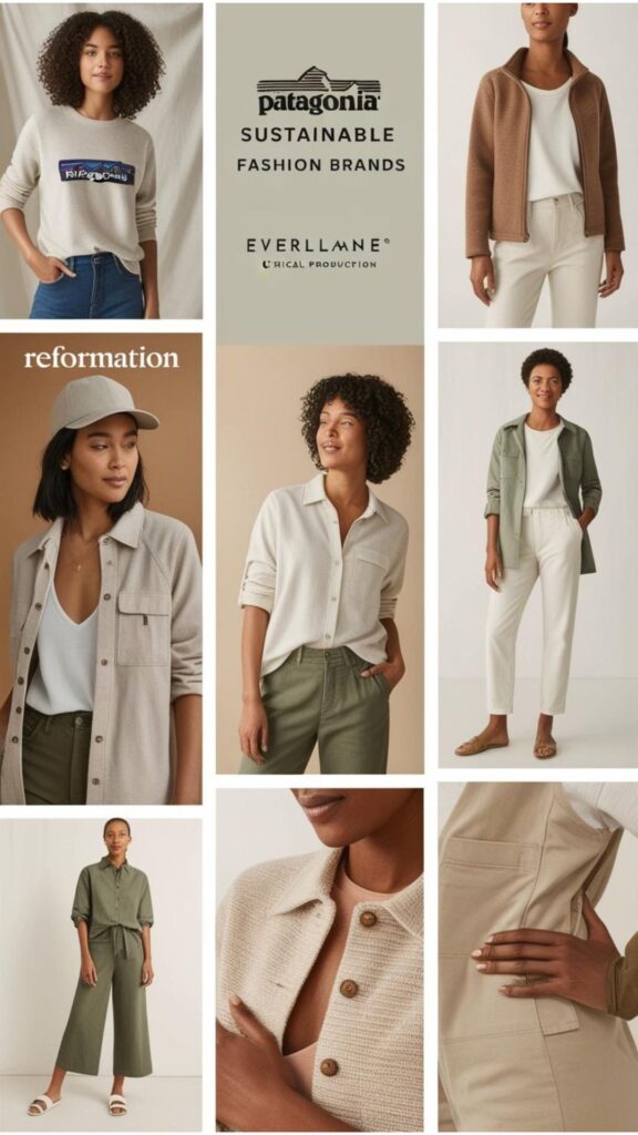 Discover sustainable fashion brands like Patagonia, Reformation, Everlane, and People Tree, committed to eco-friendly materials, ethical production, and transparency.