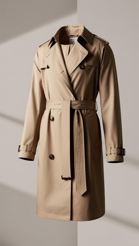 The trenchcoat's timeless appeal and versatility make it a wardrobe staple that transcends trends. It's a stylish and practical garment for any generation.