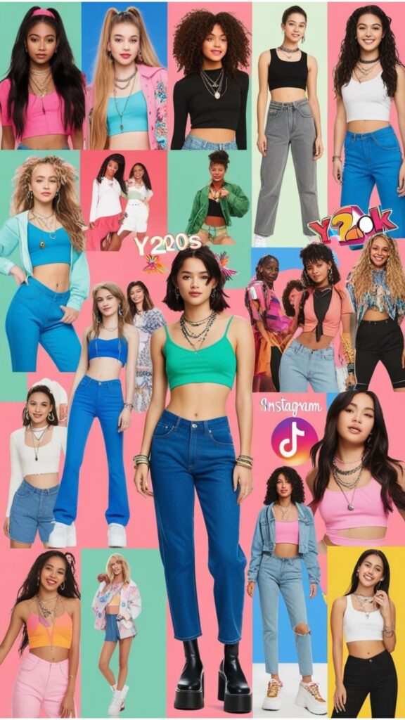 Discover Y2K fashion revival inspiration from early 2000s music videos, teen movies like Mean Girls, and social media platforms like Instagram and TikTok.