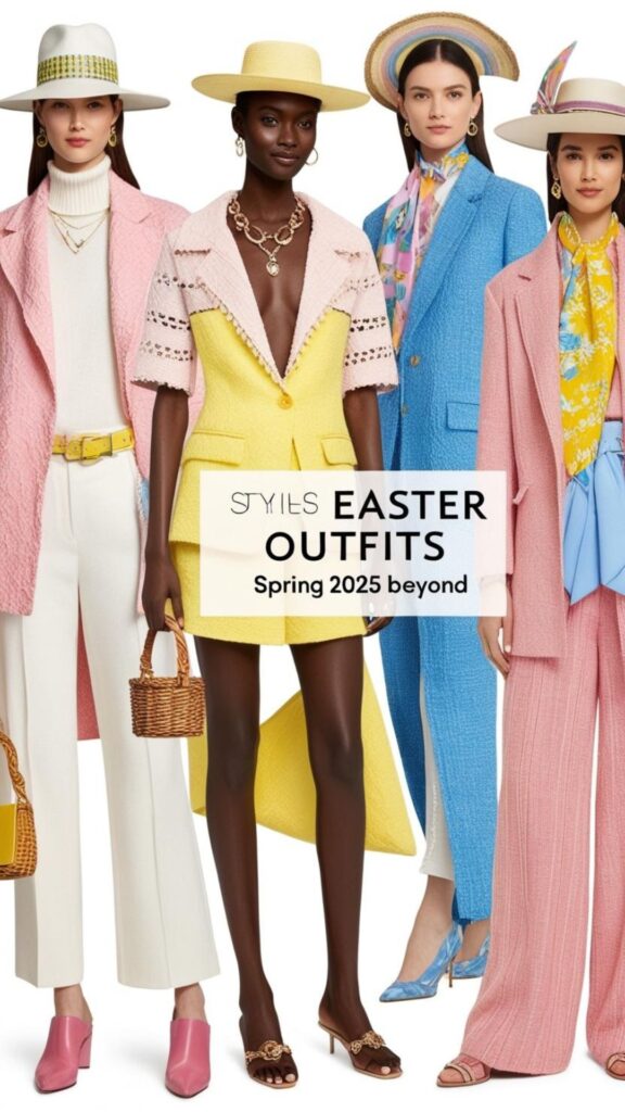 While these outfits were for Easter 2025, the style tips are timeless! Embrace spring colors, textured fabrics, and statement accessories for future Easters.