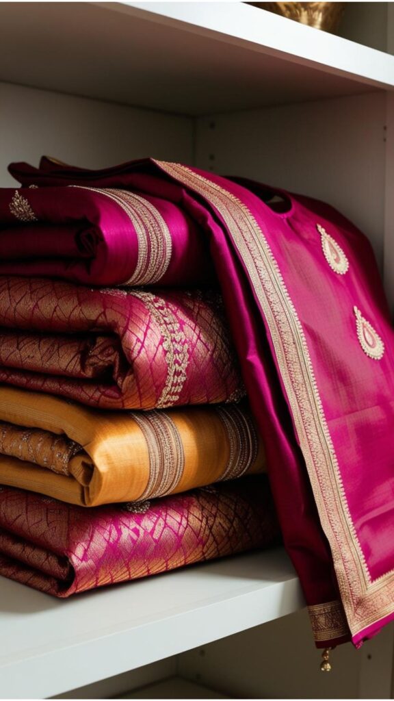 Trendy Indian plus-size outfit made with high-quality fabric, stored properly and cared for to preserve beauty and longevity.